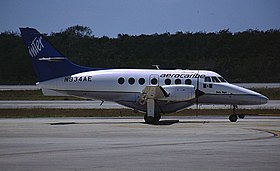 Un British Aerospace Jetstream 32 d':AerocaribeAerocaribe, semblable à celui impliqué dans l'accident.