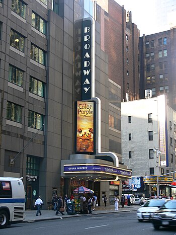 The Broadway Theatre, showing the musical The ...