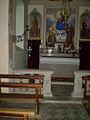 Interno della chiesa dei SS Antonio e Fermo nella frazione di Loita