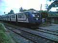 Class S10 Stopping At Batuwaththe In a Rainy Morning