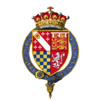 Герб сэра Генри Ховарда в стиле графа Суррея, KG.png