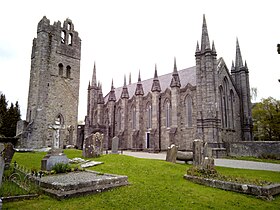 L'église St Maelruain de l'église d'Irlande occupe aujourd'hui le site historique du monastère médiéval