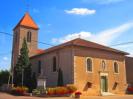 The church in Sailly-Achâtel