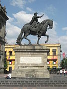 Statue équestre de Charles IV par Manuel Tolsá.