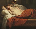 Спящий Амур. 1630. Холст, масло. Прадо, Мадрид