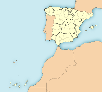 Mapa de localización de España 3