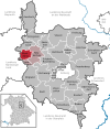 Lage der Gemeinde Etzelwang im Landkreis Amberg-Sulzbach