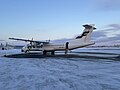 Eine ATR 72 von Norra eingesetzt auf der Verbindung nach Helsinki