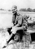 Flora Sandes in uniform, circa 1918