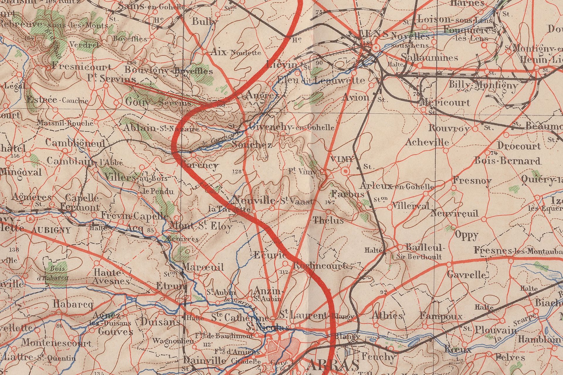 Artois Front in Early 1915