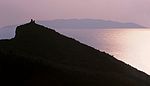 Ön Giglio sett från Monte Argentario.