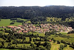 Skyline of Granges-Narboz