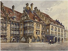 慕尼黑宫廷啤酒屋, 约1913年5月 – 1914年8月