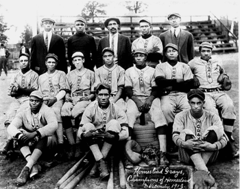 Homestead Grays at Forbes Field in 1913