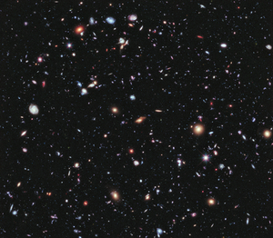 Hubble eXtreme Deep Field (HXDF) taken in 2012 Hubble Extreme Deep Field (full resolution).png