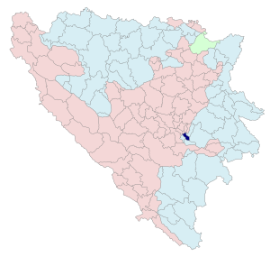 Община Источно-Ново-Сараево на карте