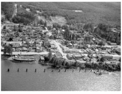 Kaslo en 1946 kun Moyie ĉe malsupra maldekstro