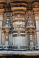 Kirtimukha over aedicules in Chennakeshava temple at Hullekere