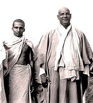 Krishnananda and Sivananda, circa 1945