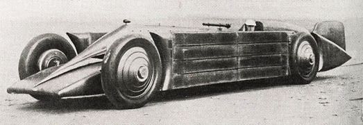 L'Irving-Napier Golden Arrow du record du monde d'Henry Segrave en 1929