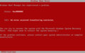 Ошибка загрузки системы в Windows Longhorn (Vista)