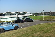 Loughborough University Cricket Centre, home to the National Cricket Performance Centre for the England and Wales Cricket Board (ECB) Loughborough University Cricket Centre.jpg