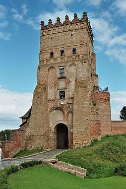 Lubartas pils (Lucka) bija Volīnijas viduslaiku kņazu mītne.