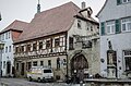 Bauernhaus, historisches Hofpflaster