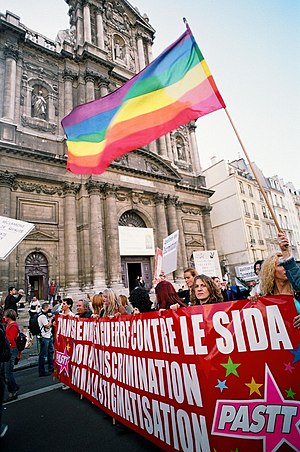 Manifestation contre le transphobie à Paris en France, 1er octobre 2005