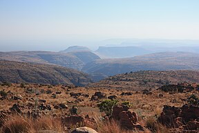 Uitsig vanaf Waterberg in die Marakele- Nasionale Park