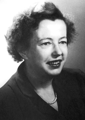 Maria Goeppert-Mayer: física teórica norte-americana. Recebeu o Nobel de Física em 1963.