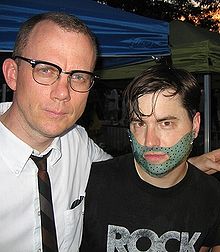 M. C. Schmidt and Drew Daniel at Pitchfork Music Festival 2006