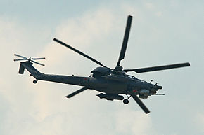 Mi-28N reg-ozn. RF-93275 repni broj 03 žuti, na Stogodišnjici Ruskog ratnog vazduhoplovstva, iz letačkog programa avio-grupe Berkuti, baza Toržok 2012. godine