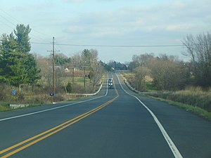 New Jersey Route 12 in Hunterdon County.