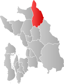 Poziția localității Comuna Eidsvoll