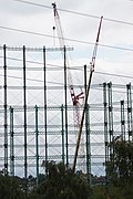 Nechells gasometer demolition 2015 -25