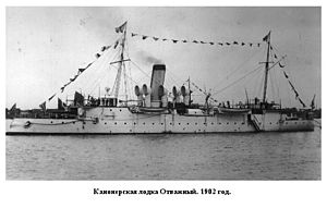 Канонерская лодка «Отважный», 1902 год