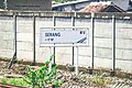 Papan nama Stasiun Serang.