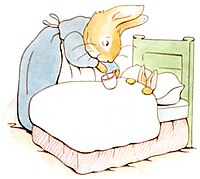 Title illustration from The Tale of Peter Rabbit