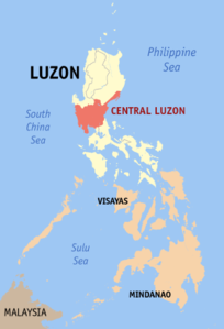 Luzon Centrale – Localizzazione