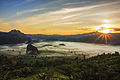 WLETH2015 #1 Winning photo: Sunrise and morning fog at Phu Langka, Tham Sakoen National Park, Phayao by Khunkay