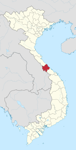 廣治省在越南的位置