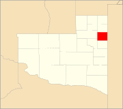 Location of Quemú Quemú Department within La Pampa Province