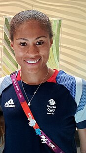 Yankey at the 2012 London Summer Olympics Rachel Yankey 2012.jpg