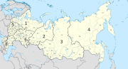 صورة مصغرة لـ ملف:Russia, administrative divisions - Nmbrs (federal districts+subjects) (geosort) - monochrome.svg