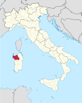 Localisation de Ville métropolitaine de Sassari