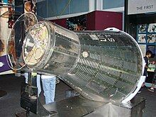 Sigma 7 Mercury spacecraft, flown by Wally Schirra in 1962 Sigma7-2.jpg