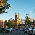 The church as seen from Geraldine Street.