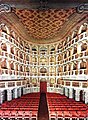 Innenraum des Teatro Scientifico in Mantua