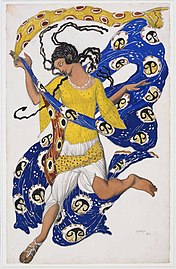 Лептир (костимографија Леона Бакста за Ану Павлову), Музеј лепих уметности, Бостон